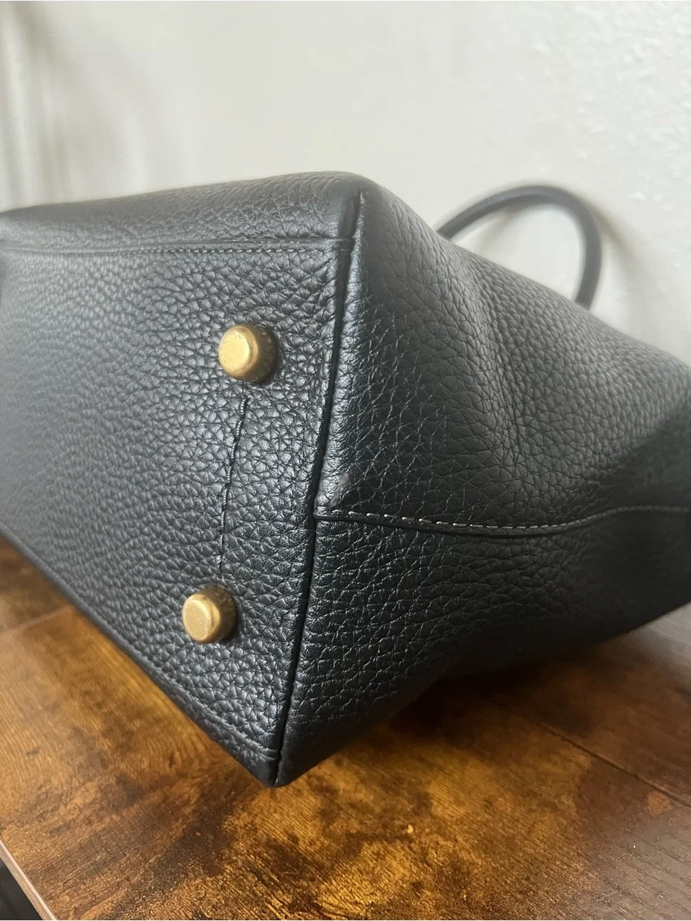 Coach Cara Pebble Leather Satchel